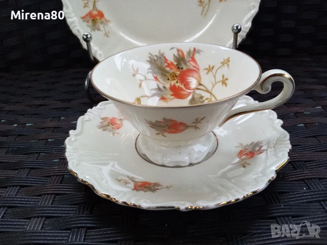 Антикварен сервиз за чай, снимка 12 - Сервизи - 51208780