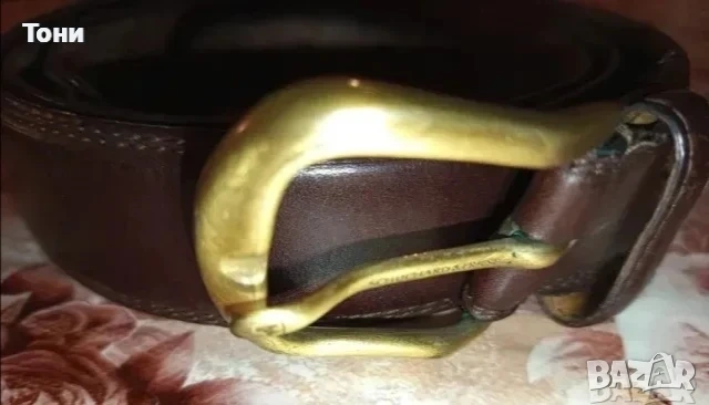 SCHUCHARD & FRIESE Оригинал Нов Мъжки Колан Изцяло от Естествена Кожа 125см , снимка 7 - Колани - 53661270