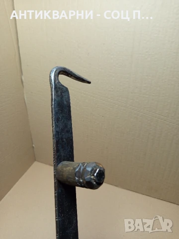 Комплект Соц Старо Ръчно Ковано Резе За Врати Порти., снимка 8 - Антикварни и старинни предмети - 50842291