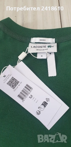 Lacoste Cotton Regular Fit  Unisex Size M НОВО! ОРИГИНАЛНА Унисекс Тениска!, снимка 10 - Тениски - 53941730
