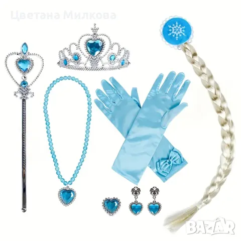 Рокля на Елза и аксесоари само за 30 лв.!, снимка 2 - Детски рокли и поли - 49185458