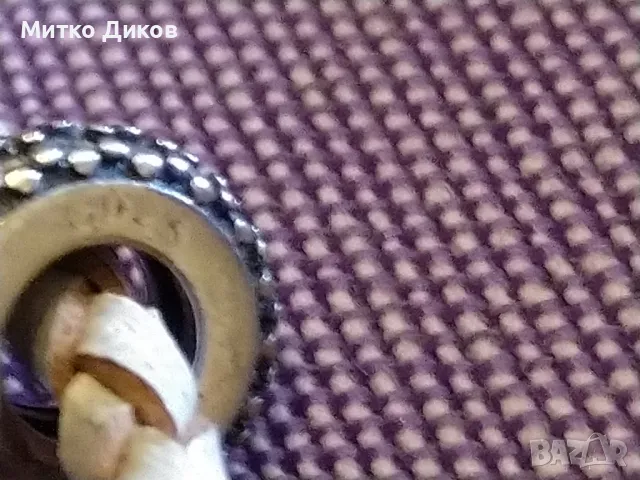 Пандора гривна нова сребро и естествена кожа , снимка 9 - Гривни - 49923665