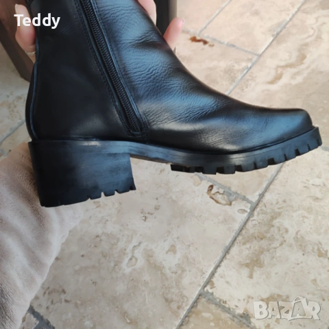 Стилни дамски ботуши, естествена кожа, размер 40, снимка 7 - Дамски ботуши - 53093973