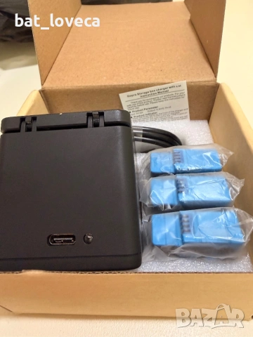 Нова Зарядна станция със 3 батерии Coolshow за  Go Pro 11/10/9, снимка 8 - Батерии, зарядни - 53756999