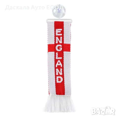 Знаме 5х22 см. ENGLAND, с вендуза за захващане