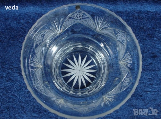 Кристална купа 24% Pbo диаметър 215 mm НОВА!, снимка 2 - Сервизи - 53117812