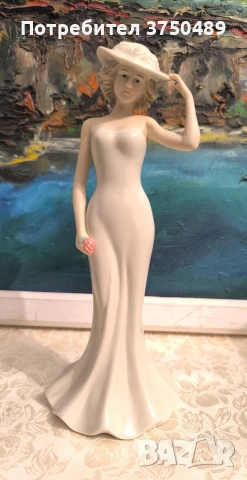 Фигурка на елегантна дама , снимка 6 - Колекции - 53841348