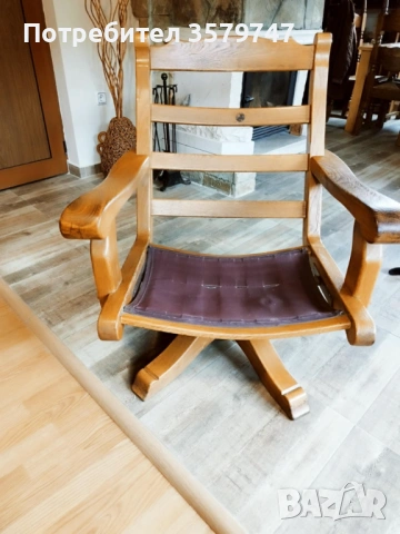 Въртящ стол , снимка 2 - Столове - 54177200