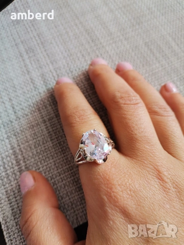 Уникален НОВ сребърен пръстен - модел R125, снимка 9 - Пръстени - 53557361