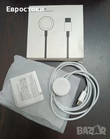 Безжично магнитно зарядно Apple Watch, USB-C кабел 1 м, магнитен кабел за зареждане за iWatch, снимка 5 - Безжични зарядни - 49801651