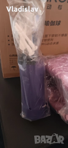 Йога топка 65см с помпа , снимка 4 - Йога - 53762919