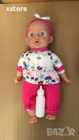 Реалистично говорещо бебе с аксесоар шише, снимка 12 - Кукли - 52739631