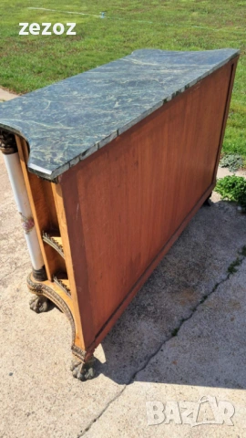 Шкаф с мрамор в стил Наполен 3, снимка 11 - Шкафове - 54133319