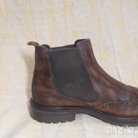 кожени боти ECCO Vitrus I Chelsea номер 43, снимка 5 - Мъжки боти - 53089772