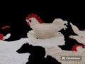 Ръчно плетени на една кука кокошчици, снимка 3