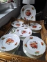 Антикварен Комплект Десертни Чинии „P.K. Silesia“ – Късче История от Силезия, снимка 1
