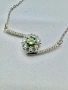 Сребърно колие с мойсанит (Диамант) 0.5 карата, снимка 9