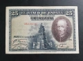 Испания. 25, 50 и 100 песети. 1925 - 1928 година. Много добре запазени на вид банкноти. , снимка 2