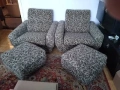 Продавам холов разтегателен диван с два фотьойла и две табуретки , снимка 8
