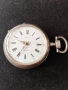 Швейцарски джобен часовник с посребрени капаци 1905г. - 10 РУБИНА, снимка 11