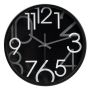 Стенен часовник Liberta, Матов, Черен, 30 см, снимка 1