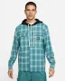 NIKE KD Kevin Durant Men's Hooded Basketball Flannel - страхотно мъжко горнище НОВО L, снимка 1