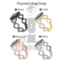 Crystal ring stainless steel верижка за Samsung/Huawei/Amazfit/Garmin, снимка 3