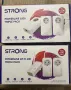 Комплект 3 бр адаптери STRONG Powerline 600  и 1000 с контакт, до 600 Mbit/s или 1000 Mbit/s, снимка 1