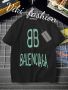 Balenciaga мъжки овърсайз тениски , черна тениска oversize баленсиага, снимка 1 - Тениски - 45533145