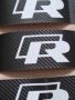 Качествени карбон черни стикери за прагове на автомобил кола марка R line Р лайн + подарък , снимка 6