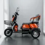 Електрическа триместна триколка blueElectric C1 1800W | 48V | 24Ah | ORANGE, снимка 3