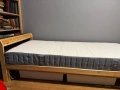 Единично легло с матрак от IKEA – сглобено, неизползвано, снимка 1