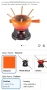 Нов Комплект за фондю от чугун Le Creuset с емайлирана дръжка от чугун, снимка 4
