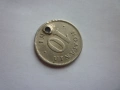 монета 10 бани 1900 година, снимка 3