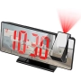 Нов дигитален LED будилник с огледало, с възможна проекция на таван или стена, снимка 1