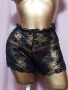 L Черен дантелен боксер , снимка 2