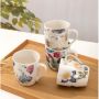 Порцеланова чаша за чай 300ML, флорални мотиви, снимка 1 - Чаши - 45667797