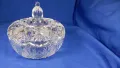 Масивна кристална захарница или бонбониера с капаче, снимка 6