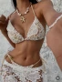 Дантелен бански с пола, снимка 5