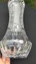 Масивна голяма кристална ваза с богата и сложна ръчна гравюра, снимка 3