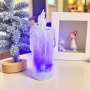 6139 Коледна електронна свещ с преливащи Led светлини, 16 см, снимка 2