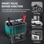 Ново Смарт зарядно 10A 12V/24V ремонт режим дисплей за акумулатори кола, снимка 5