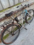 Винтидж градски велосипед с пружинна кожена седалка за реставрация, снимка 1
