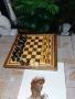  Шах-табла 34/34 с дървени фигури и  пулове, снимка 5