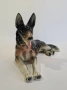 Порцеланова фигура на куче немска овчарка, снимка 2