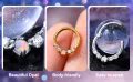 Crareesi Mania Opal Septum Ring пиърсинг бижу , снимка 13