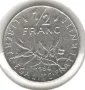 France-½ Franc-1984-KM# 931.1-Signature "O. Roty", снимка 1