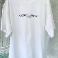 Бяла тениска GIORGIO ARMANI vintage, снимка 9 - Тениски - 45892461