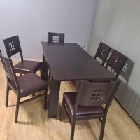 Трапезна маса + 6 стола, снимка 9 - Маси - 45472486