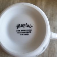 Порцеланови чаши за чай,кафе- Mayfair fine bone china staffordshire england, снимка 5 - Чаши - 45147711